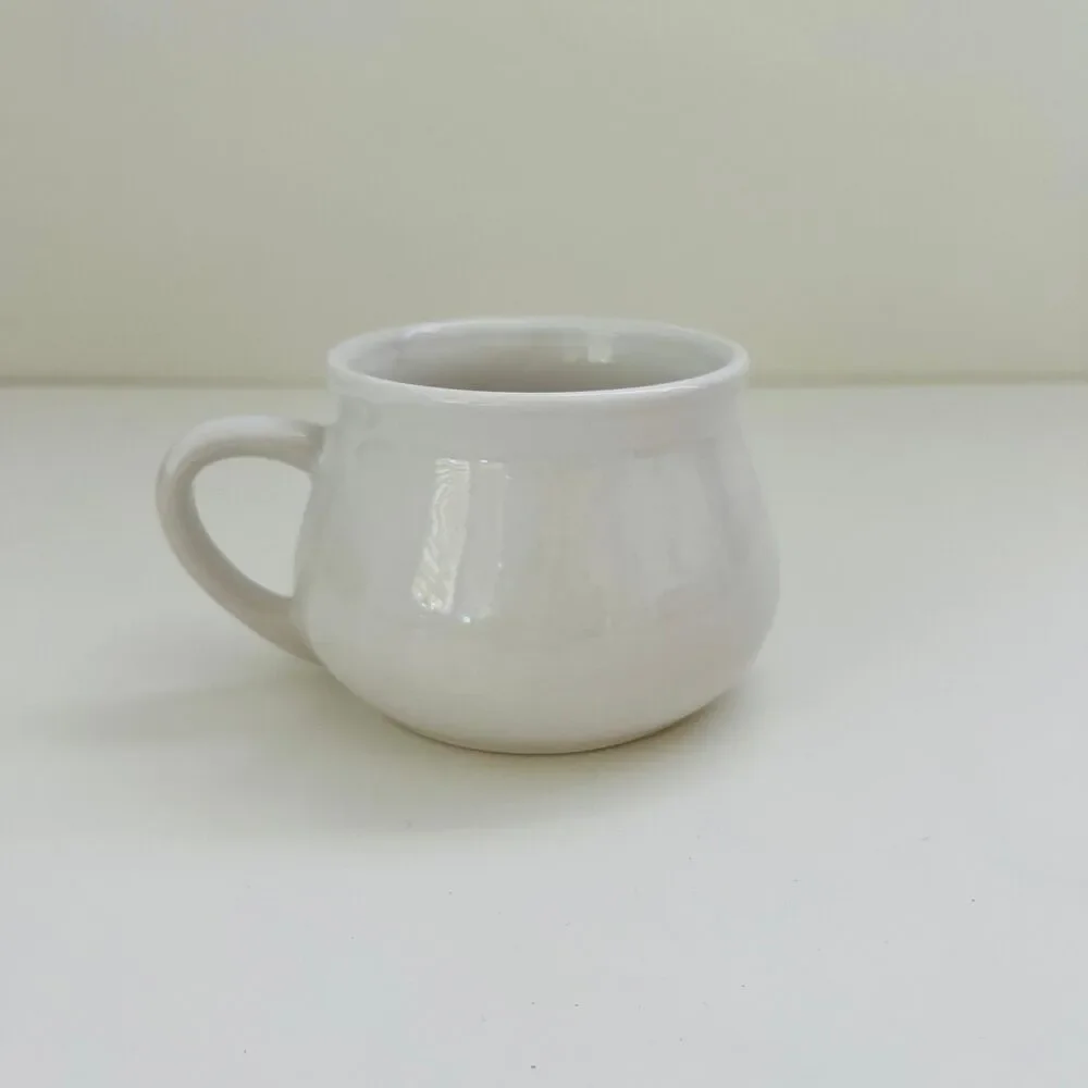 DAT'L DO-IT White Ceramic Retro Tomato Soup Recipe Graphic Mug Bowl